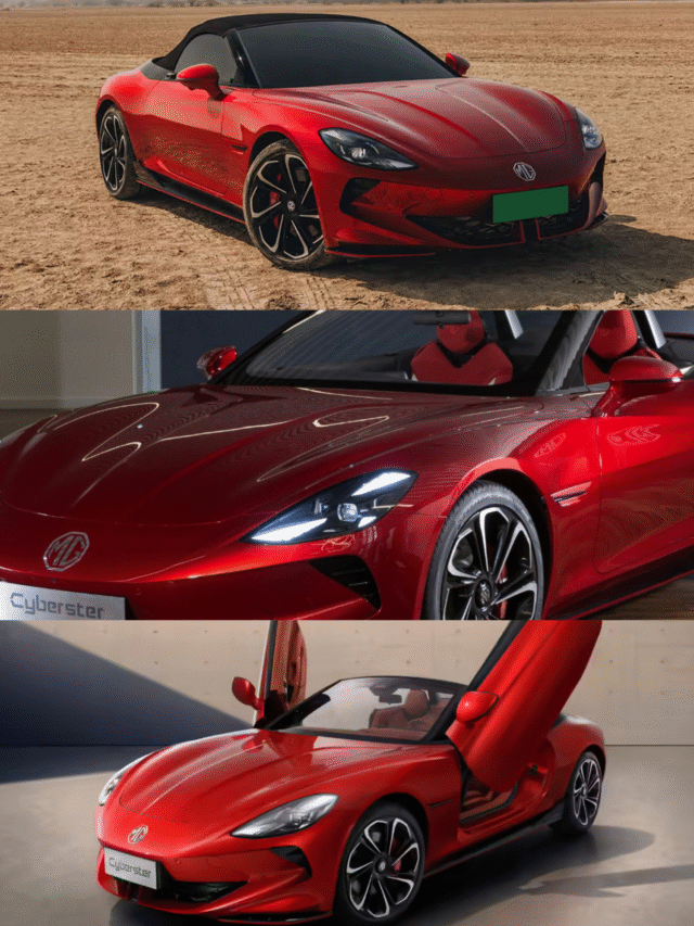 "MG Cyberster at ₹72.49 Lakh – India’s First Electric Convertible Worth the Price or a Fancy Flop?"