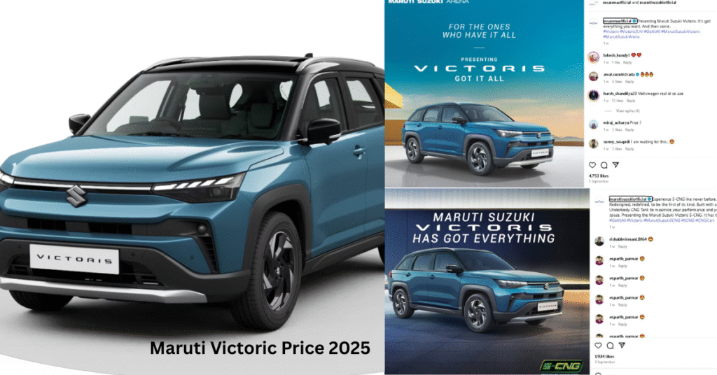 Maruti Suzuki Victoris Price 2025